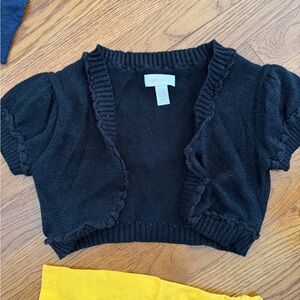 Black Knit Bolero Shrug